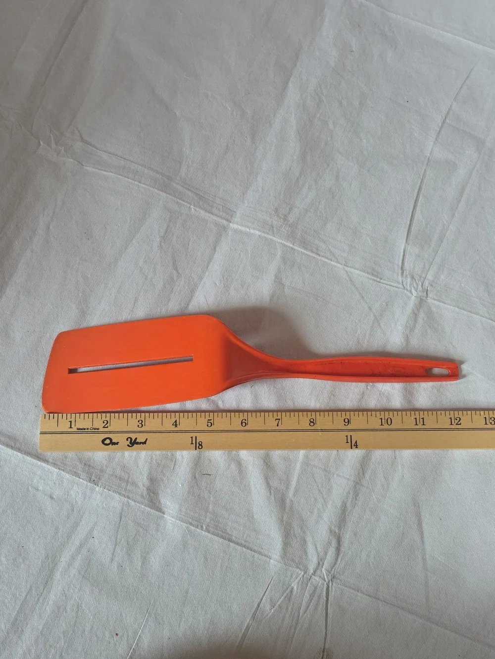 Foley VTG Slotted Angled Spatula Orange 12.25